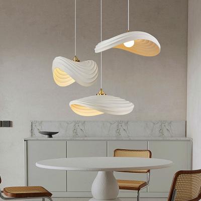 China Nordic Minimalist Wabi Sabi Cream Style LED Dining Room Cafe Pendant Light(WH-VP-166) for sale