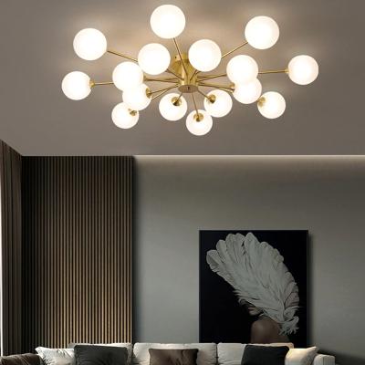 China LED Chandelier For Living Room Bedroom Dining Room Kitchen Glass Ball Ceiling Lamp（WH-MI-418) for sale