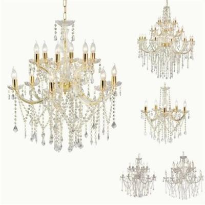 Cina Gold 5 way gothica fleish style crystal chandelie light (WH-CY-40) in vendita