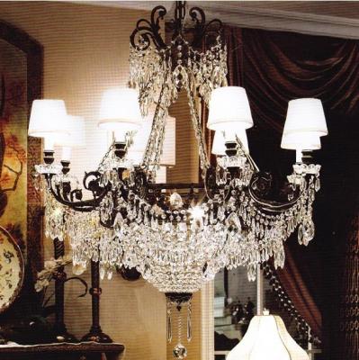 China Black iron candle chandelier (WH-WI-03) for sale