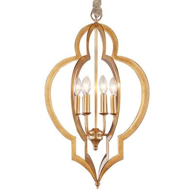 China Cast iron wrought chandelier for indoor home pendant lamp (WH-CI-49) for sale