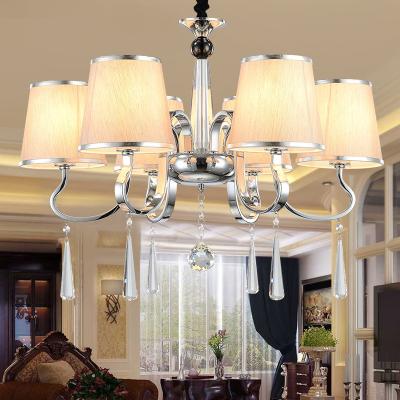 China Modern chandelier ceiling lights with lampshade for living room Bedroom Lighting (WH-MI-44) for sale