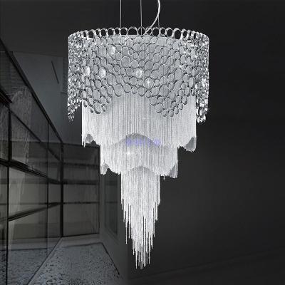 China Decorative chain for light fixtures chandelier lamp with Lampshade Sliver Color (WH-CC-15) for sale