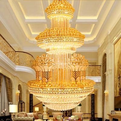 China Indian crystal hanging lamp large hotel diy crystal chandelier (WH-CN-06) for sale