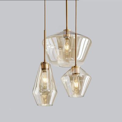 China Smoked glass pendant light for indoor Kitchen Dining room Decoration (WH-GP-03) for sale