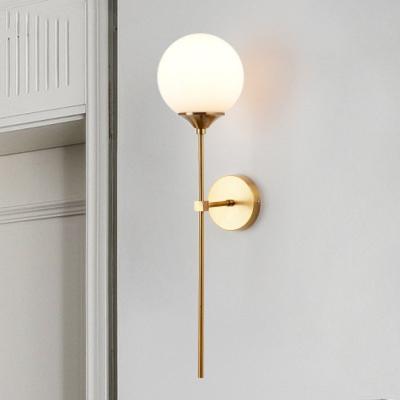 China Modern LED Glass Wall Lamp glass ball wall sconce (WH-OR-11) for sale