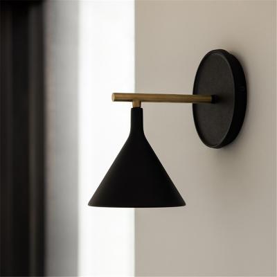 China Nordic Loft Style Wall Lights Simple Modern Bedside Wall Lamp Cast Plug-In Wall Sconce(WH-OR-207) for sale