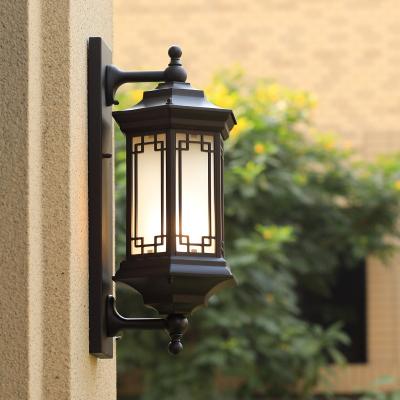 China Outdoor waterproof courtyard wall lamp outdoor retro outdoor balcony exterior wall door lamp(WH-HR-45) for sale