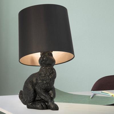 China Nordic LED Table Lamp American Dutch Animal Table Lights Bedroom Bedside Lamp Resin Rabbit Table Lamp(WH-MTB-39) for sale