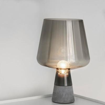 China Nordic Amber Industrial Table Lamp Bedroom Bedside concrete table lamp(WH-MTB-47) for sale