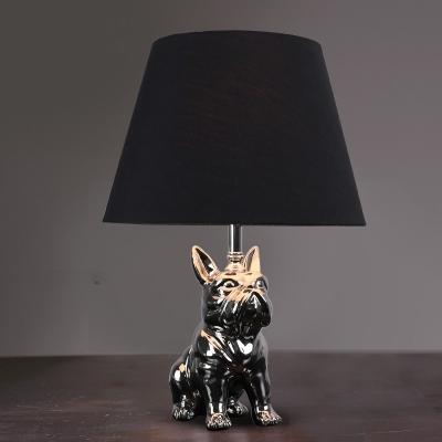 China Modern Dog Table lamp Gold Ceramic Table Lamps For Living Room design table lamp(WH-MTB-137) for sale