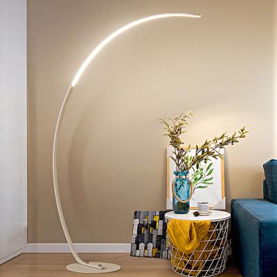 China Nordic Arc Shape Floor Lamp Modern Led Dimmable Remote Control Arc floor lamp(WH-MFL-10) for sale