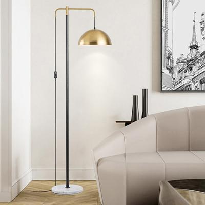 China Modern Marble Floor Lamp Creative Iron Floor Lamp For Living Room Decor Light Home Night Table Lamp(WH-MFL-64) for sale