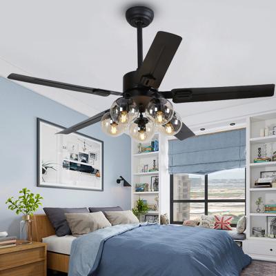 China Ceiling Fan with Light 42 inch Remote Control 220V 110V fan lamp for home bedroom led ceiling fan light(WH-CLL-09) for sale