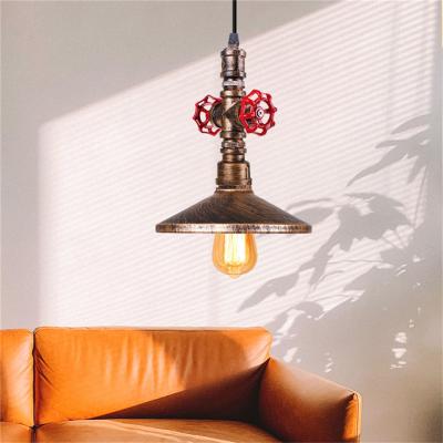 China Loft Steampunk Pendant Lights Metal Water Pipe Lamp for Cafe Bar vintage pendant light(WH-VP-76) for sale