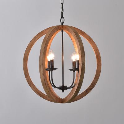 China Industry Pendant Lighting Solid Kitchen Bar Coffee Shop Dining Room solid wood pendant lights(WH-VP-113) for sale