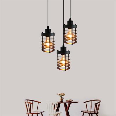 China American style Edison pendent lamp single-headed bar creative retro bedroom circle iron pendent lamp(WH-VP-118) for sale