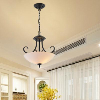 China American Rural led Chandelier simple iron Lamp bedroom dining room led creative Chandelier(WH-VP-120) for sale