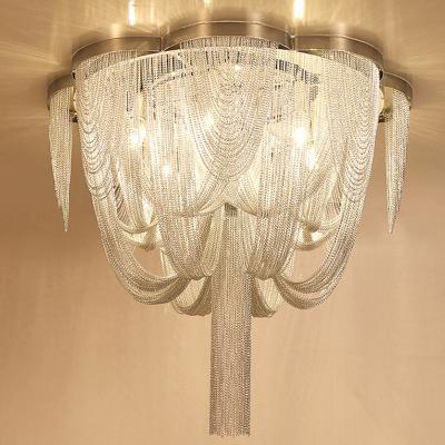 China Modern LED Hotel Project tassel chandelier fancy ceiling light(WH-CC-24) for sale