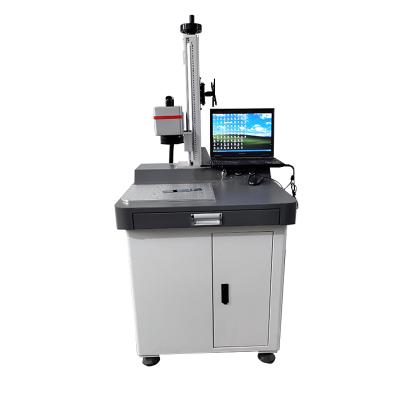 China Laser Marking 20W 30W Wristband Rotary Ring UV Fiber Laser Desktop Marking Machine for sale