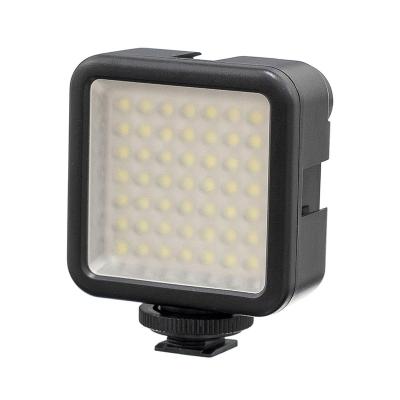 China Mini Kaliou I001 Camera Light Plastic Bead Lamp ABS Shell Soft-Box LED Hot Shoe W49 Fill Light for sale