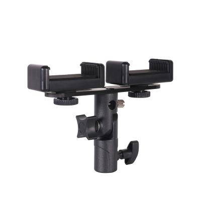 China Support Camera Kaliou Z011 Multi-angle Dual-camera Live Broadcast Lamp Holder A-clamp E-shape Set for sale