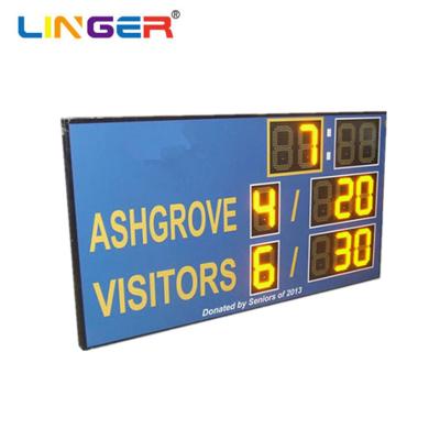 中国 Electronic Led Wireless Table Tennis Digital Scoreboard With Customized Club Name 販売のため