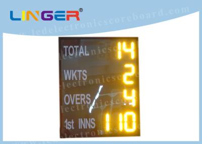 China College Small Digital Scoreboard , Portable Digital Scoreboard Amber Color for sale