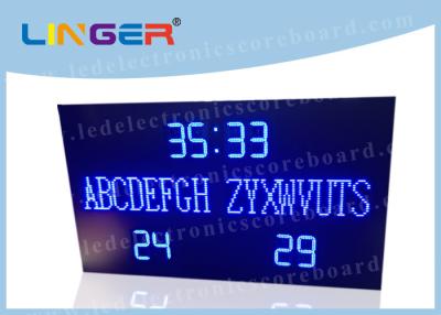 China P12mm Pixel Modules for Team Name Led Electronic Scoreboard in Blue Color for sale