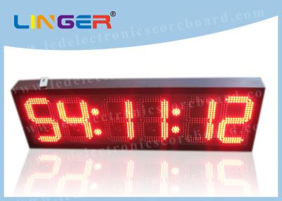 China Supercountdown-Timer-Uhr der helligkeits-LED für Hochgeschwindigkeitsbahnhof zu verkaufen