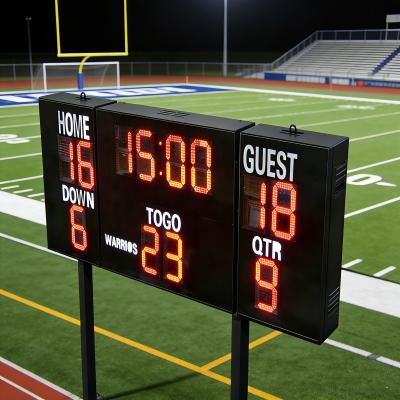 China 8inch Mobile Vertical Small Scoreboard Located Beside The Football Field for sale