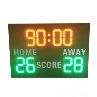 China Front Maintenance LED Football Scoreboard With Deep - Set Frame 110V ~ 220V for sale