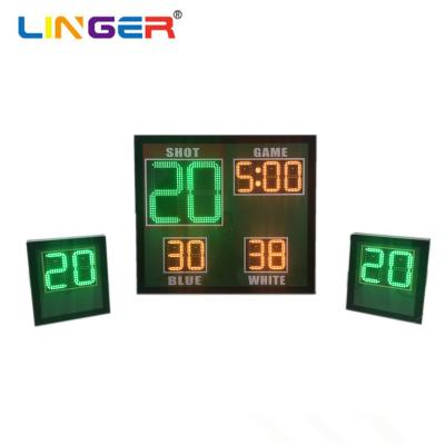 China Support 12V Battery Waterpolo Scoreboard With Shot Clock for sale
