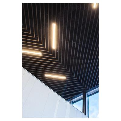 China Decorations Prima Quality Light Lit U Partition Aluminum Suspended Ceiling Acoustic Partition Custom Ceiling for sale