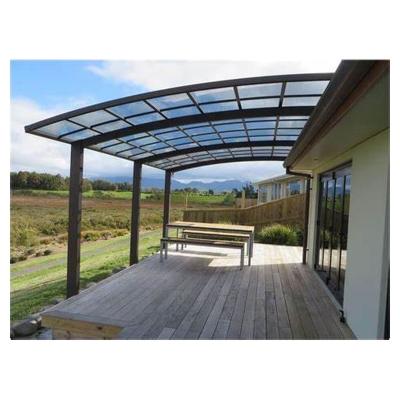 China Double Gray Aluminum Terrace Canopy by Prima Snow Resistance Polycarbonate Roof Decorations for sale