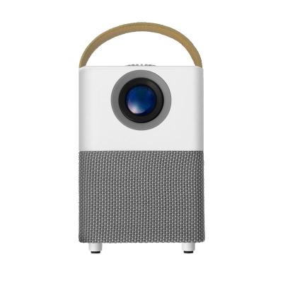 China Trueslim Mini Home Integrated Theater LED Projector Portable Speakers Video Projector with 1080P Stereo Speakers for sale