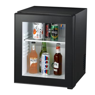 China Absorption glass door mini fridge, hotel bar mini fridge, wholesale mini fridge for sale