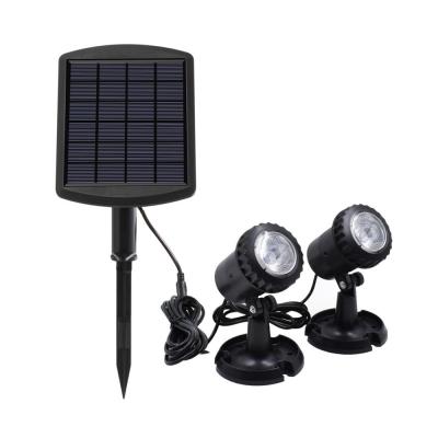 China Garden Amphibious Design Waterproof And Dustproof Automatic Solar Switching Underwater Led Lamp for sale