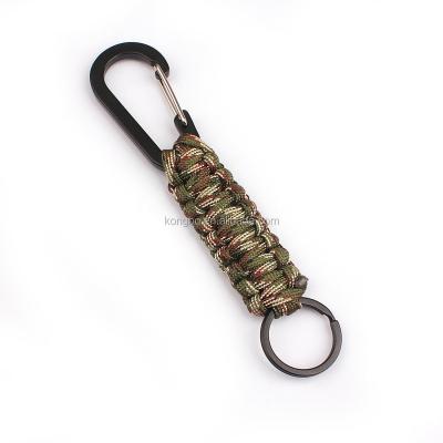 China Paracord Key Chain KongBo 350lb 4mm Paracord Charms Key Chain Supplies Cheap Wholesale for sale