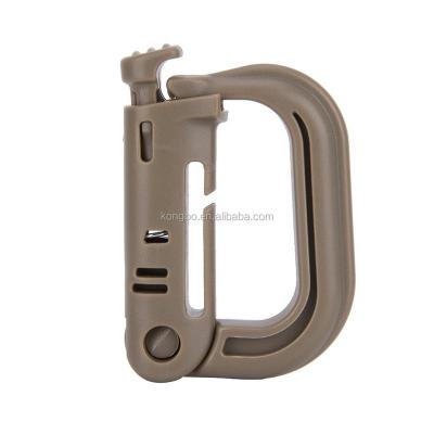 China KongBo Portable Outdoor D-shaped Tactical Backpack Tactical Climbing Carabiner Hanging Hook for sale