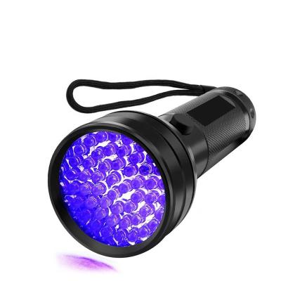 China Kongbo Ultraviolet 51 LED UV Flashlight 395 Nm Camping Blacklight for sale