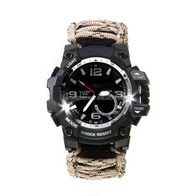 China High Quality Stainless Steel KongBo G2 YUZEX Survival 550Ib Parachute Rope Multifunctional Adjustable Military Waterproof Watch for sale