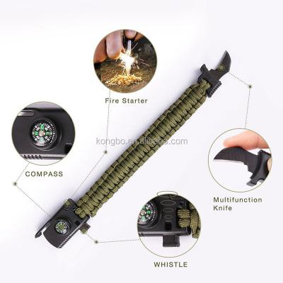 China KongBo New Style Paracord Survival Bracelet KS076-1 for sale