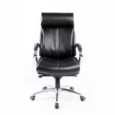 China High Quality Modern Luxury Black Leather PU Executive Office Rotation Adjustable Ergonomic Chairs for sale