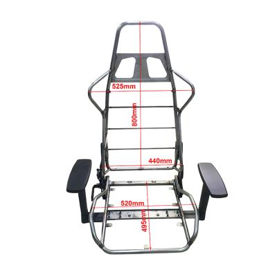 China Iron Plastic Nordic Easy Plastic High Back Frame Legs Frame Metal Chair Style Gaming Simple Installation Chair Frame for sale