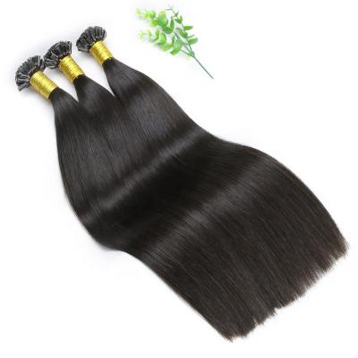 China Water Wave Prebonded hair double U drawn hair tip/flat hair tip/I tip hair extensions wholesale italian keratin flat hair for sale