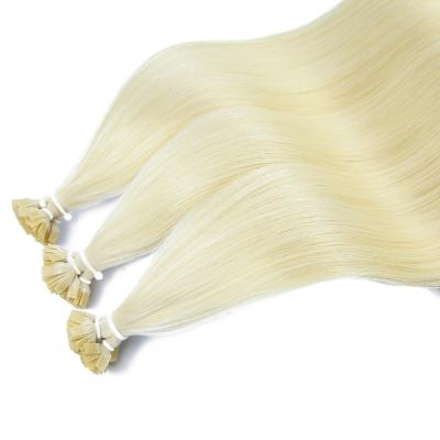 China Hot Selling Curly Curly Italian Keratin Pre Bonded Hair Extensions Remy Virgin Human Hair Flat Double Tip Hair Extension for sale