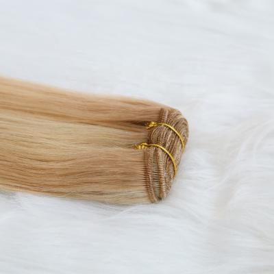 China Jerry Curl Herrera Hair Weave Extensions Blonde Cuticle Aligned Hair, Cheap Human Raw Virgin Russian Blonde Hair Weft for sale