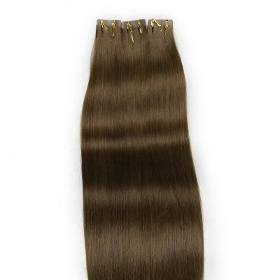 China High Quality Natural Straight Double Stock Virgin Remy Blonde Human Hair Tape Hair Extensions for sale