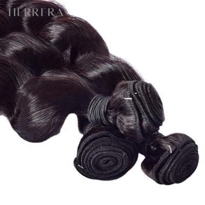 China Wholesale Herrera Hair Bundles 100%Unprocessed Virgin Hair Natural Raw Vendor Bundle Loose Curly Loose Hair Weft Color Curly Hair Bundles for sale